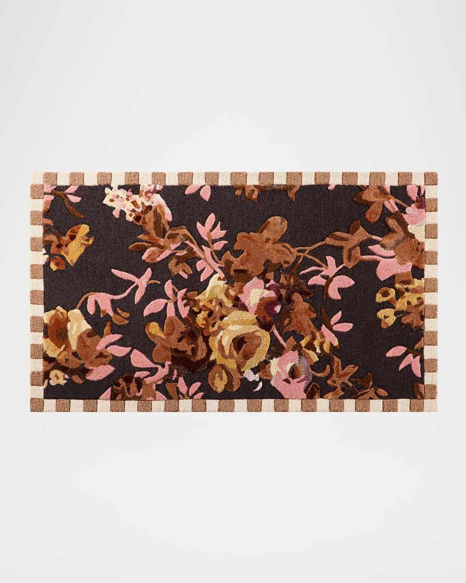Wild Rose Floral Rug, 2' x 4'